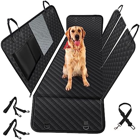 Vailge 100% Waterproof Convertible Dog Car Seat Covers, 100% Waterproof Dog by VAILGE