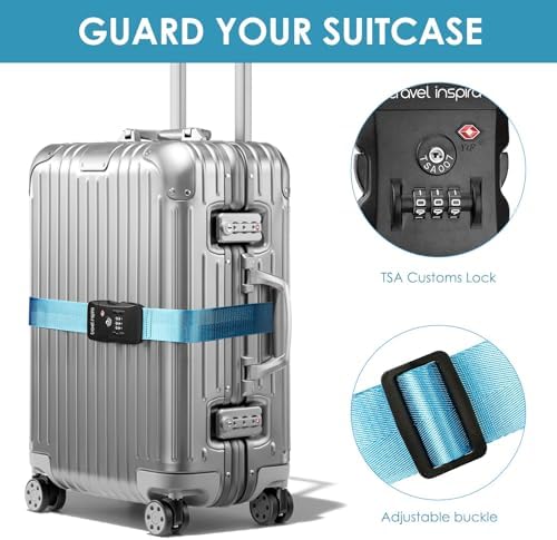 Travel Inspira Heavy Duty Luggage Straps - Image 2
