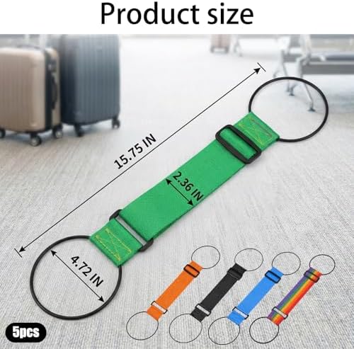 Luggage Straps for Suitcase, Durable Elastic Connector Straps for Airport - Image 2