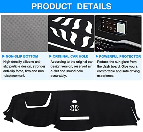 Autorder Dashboard Cover Mat for Acura MDX 2022 2023 2024 Accessories Dash - Image 6