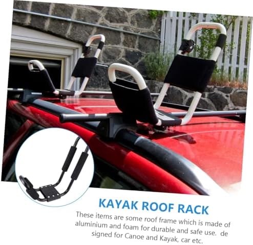 2Pcs Kayak Roof Rack, J-Shaped Crossbar Mount - Image 7
