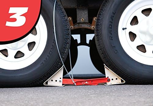 Fastway ONESTEP XL Wheel Chock for Tandem Axle Trailers and RVs-16 Inches to 30 - Image 5