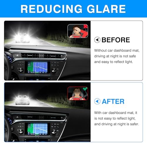 Autorder Dashboard Cover Mat for Toyota Avalon 2013-2018 Accessories Dash Cover - Image 4