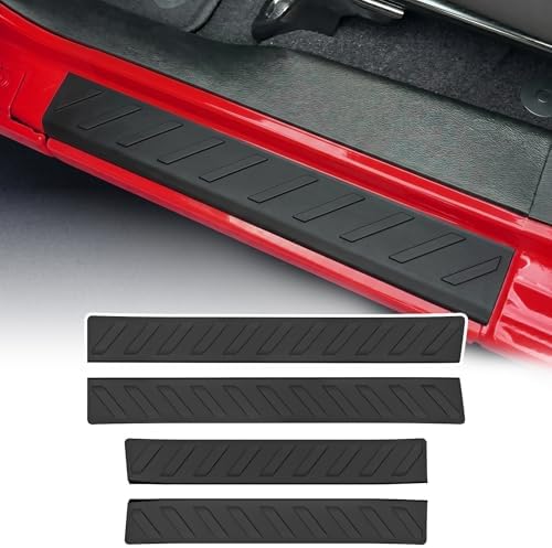 Door Sill Protector for Jeep Wrangler JL Unlimited 2018-2026, Door Sill Guards by YonMeoo