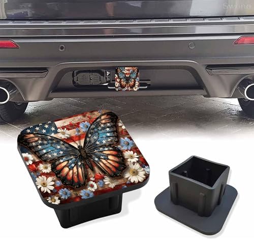 Trailer Hitch Cover, Butterfly by Unknown