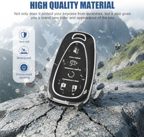 for Chevy Key Fob Cover, 5 Buttons TPU Key Cover - Image 3