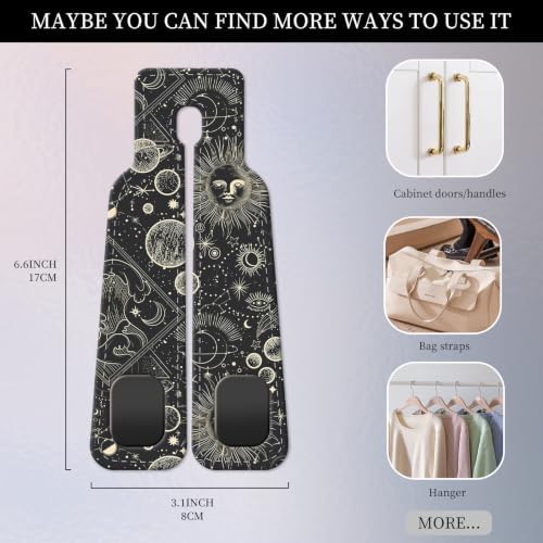 PU Leather Car Seat Hook, Storage Headrest Hanger, Cute Car Backseat Organizer - Image 4