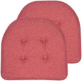 Sweet Home Collection Chair Cushion Memory Foam Pads Tufted Slip Non Skid by SweetHomeCollection
