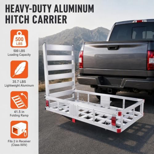 Aluminum Hitch Cargo Carrier - Image 2