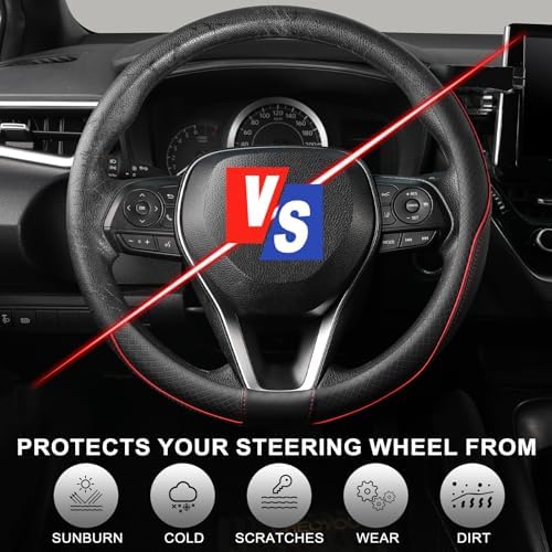 SEG Direct Steering Wheel Cover 14.5-15 inch Standard Size - Image 4
