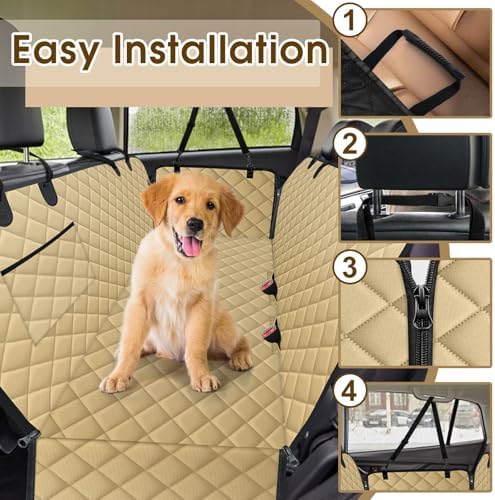 NECKORY Waterproof Dog Car Seat Cover - Image 5