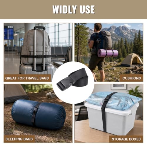 0.75”x48” Utility Straps with Buckle Quick Release Buckle Straps with Clips - Image 5