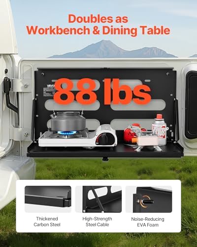 VEVOR Tailgate Table for Jeep Wrangler JL 2019 - Image 4
