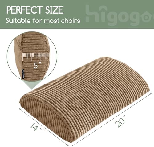 HIGOGOGO Lumbar Support Pillow for Recliner Chair/Accent Chair/Couch, Large - Image 2