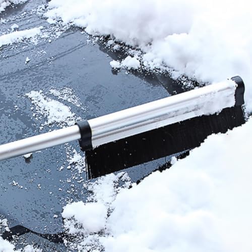 UPKOCH Telescoping Snow Brush Ice Scraper Aluminum Alloy Pole - Image 3