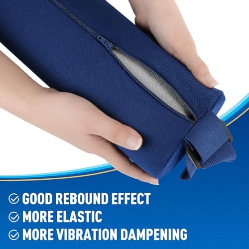 CushZone Lumbar Roll Support Pillow, Memory Foam Back Cushion - Image 3