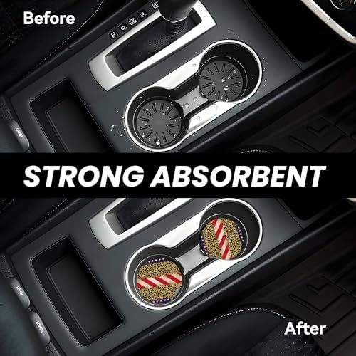 Car Coasters for Cup Holder 2 Pack - Image 4