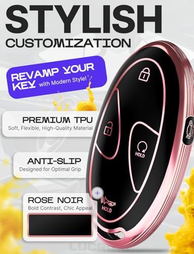 Lucrum Compatible with Hyundai Key Fob Cover & Keychain - Image 3