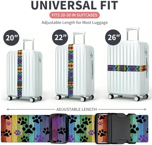 Luggage Strap for Suitcases Adjustable Travel Belt - Image 5