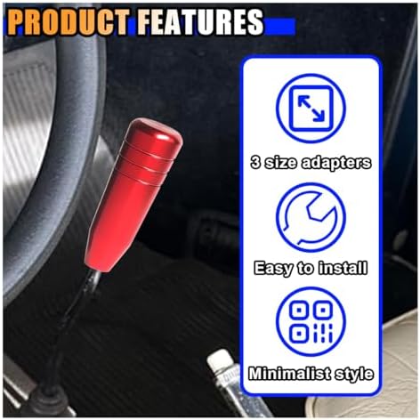 KITUREK 5" Heavy Weighted Shifter Knob, Aluminum Alloy - Image 3
