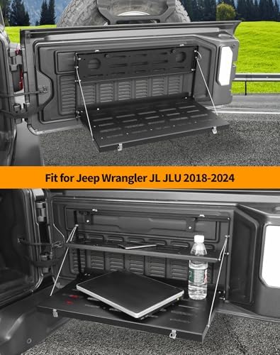 Hoolcar for JL Tailgate Table Double-Layer Foldable Table Cargo Shelf Storage - Image 7