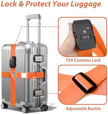 TSA Approved Luggage Straps - Image 4