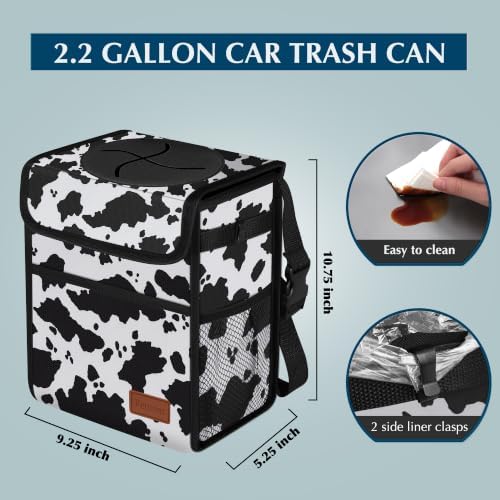 Femuar Leak Proof Car Trash Can - Image 2