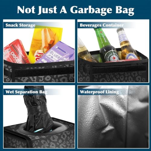 Femuar Leak Proof Car Trash Can - Image 4