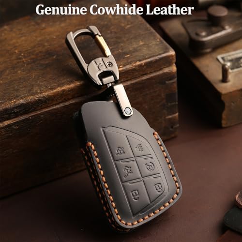 Leather Key Fob Cover, Compatible - Image 3