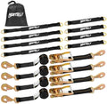 4 Pack Car Tie Down Straps for Trailers, 000 lbs Break Strength, Includes 4 x by Nestilly