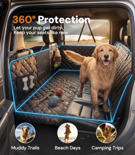 2026 Hard Bottom Dog Seat Cover, Back Seat Extender - Image 5