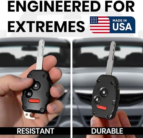 USA-Made for Honda Key Fob Shell | Crack-Resistant & Durable | Seamless Fit | - Image 2