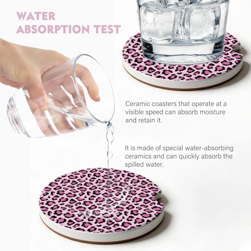 2 Pack Car Coasters for Cup Holders, Cute Car Accessories Interior - Image 3