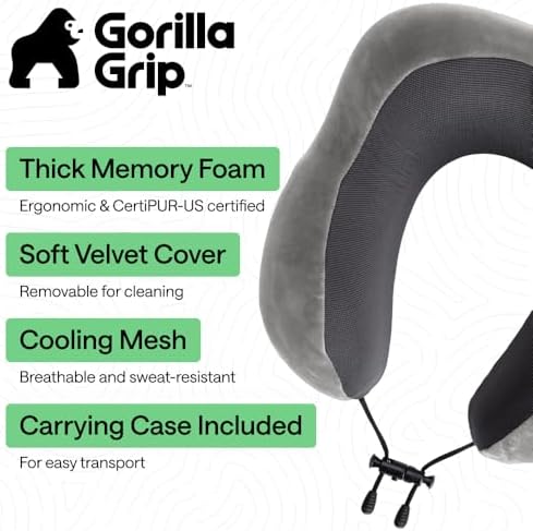 GORILLA GRIP Travel Neck Pillow - Image 2