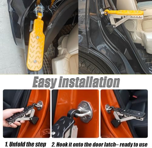 Foldable Car Door Step for Lincoln MKC/MKS/MKT 2010-2019 - Image 6