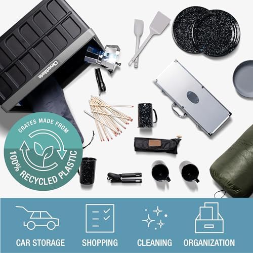 CleverMade Collapsible Storage Bin - 46L - Stone - Image 6