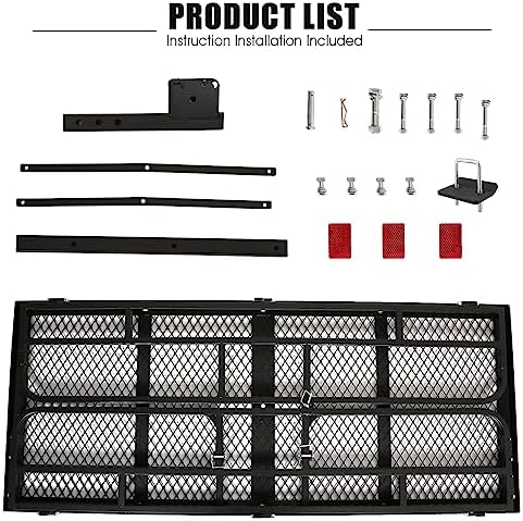 Trailer Hitch Cargo Rack, 500 lbs. Capacity - Image 6