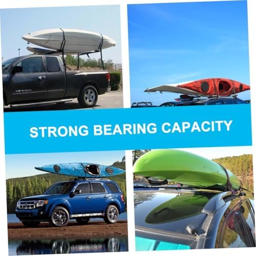 Detachable Kayak Canoe Roof Rack, 2 Pack Aluminum Foam Car Top Carrier - Image 3