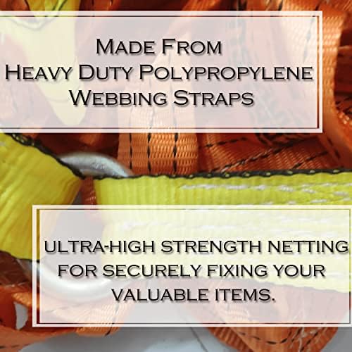 6' x 8' Heavy Duty Cargo Nets for Pickup Trucks - Image 3