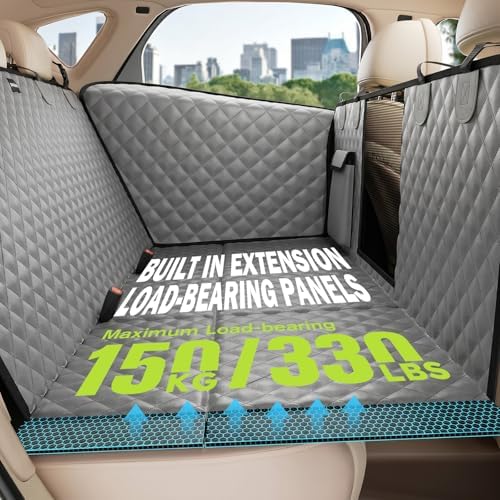 Pecute Dog Car Seat Cover for Back Seat 53.54 * 23.62 in, Car Window Fixing for - Image 6