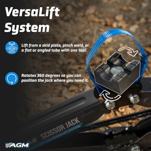 AGM Scissor Jack – 2, 000 lb Impact-Rated Lift - Image 6