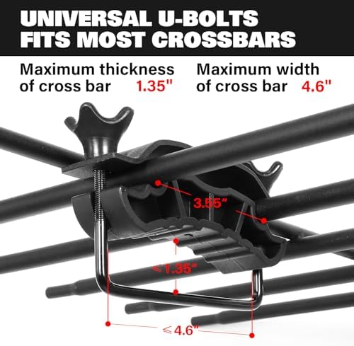 WEIZE Roof Rack Carrier Basket Universal Rooftop 54" x 34" x 6" + Waterproof Bag - Image 5