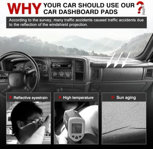 Autorder Gray Dashboard Cover Mat - Image 2