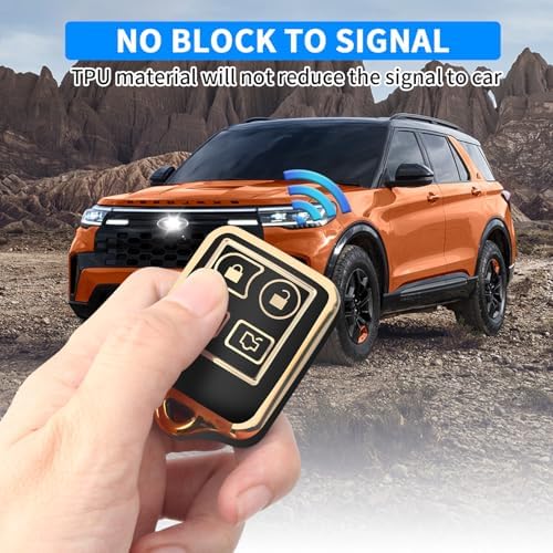 QBUC for Ford 4 Buttons Key Fob Cover - Image 4