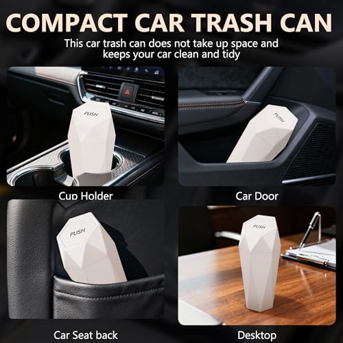 Car Trash Can with Lid, 30 Trash Bags, 2 Pack - Image 3