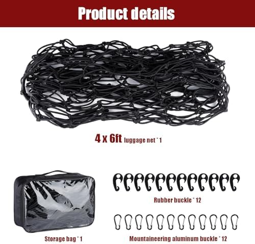 Heavy Duty Cargo Net for Pickup Truck Bed - Image 6