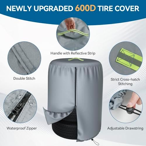 600D Tire Storage Bag, Tyre Dust Protective Cover - Image 3