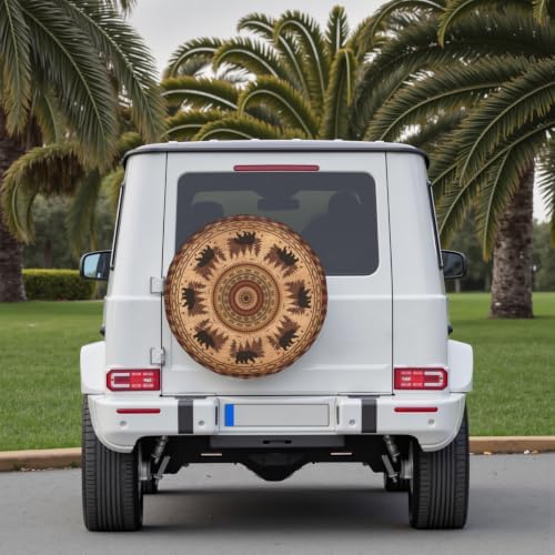 Bear and Forest Spare Tire Cover - Image 7