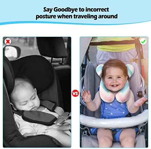 KAKIBLIN Baby Neck Pillow, Baby Support Pillow, Infant Neck Pillows - Image 5