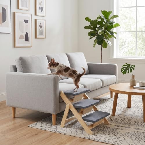Foldable Pet Stairs with Non-Slip Surface, Portable Dog 3 Steps Ramp - Image 7